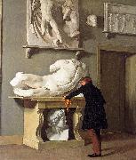 Christen Kobke The View of the Plaster Cast Collection at Charlottenborg Palace oil painting artist